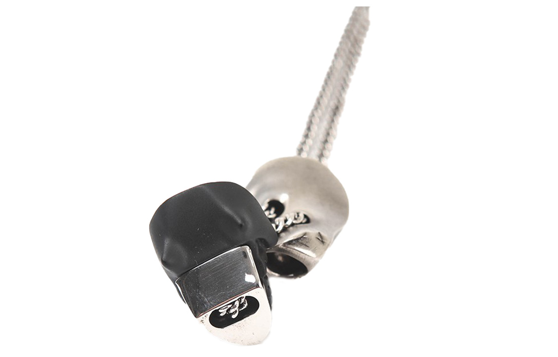 Lookbook 亞歷山大·麥昆 男女款銀色黃銅項鍊 554496-IAG2Z-1027