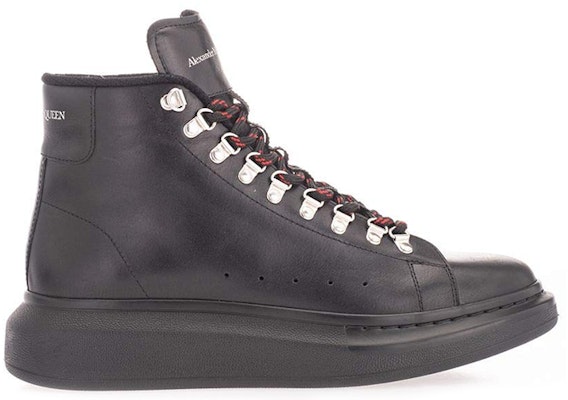 Alexander McQueen Calfskin Leather Boots 'Black' 604247WHRWA1000 Order Alexander McQueen Calfskin Leather Boots 'Black' 604247WHRWA1000