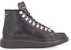 But Alexander McQueen But Kulit Ankle Bertumit Tinggi 'Hitam' 604247WHRWA1000