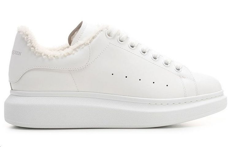 Order 亚历山大·麦昆 小牛皮白色低帮鞋 604228WIAFI9000