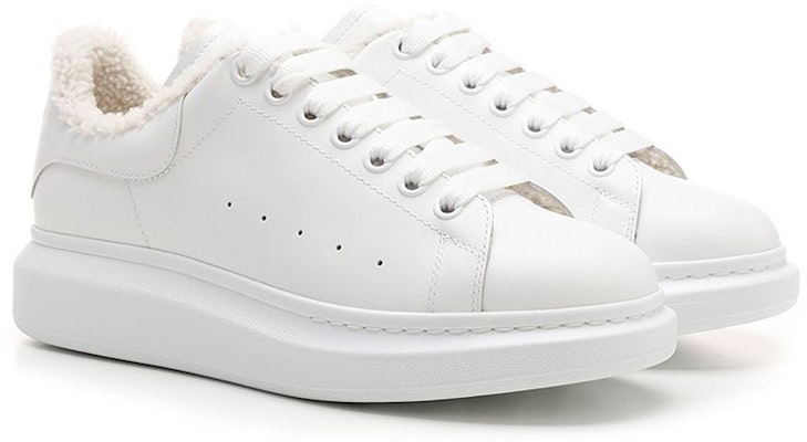 Alexander McQueen Calfskin Low Top 'White' 604228WIAFI9000 Lookbook Alexander McQueen Calfskin Low Top 'White' 604228WIAFI9000
