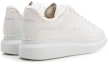 Shop Alexander McQueen Kasut Kulit Lembu 'Putih' 604228WIAFI9000