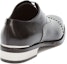 Shop Alexander McQueen Kulit Anak Lembu Metal Heel Sneaker 'Hitam' 627211WHYI21081