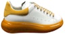 Sneakers Kasual Alexander McQueen Calfskin Kuning Tail 211259M237028