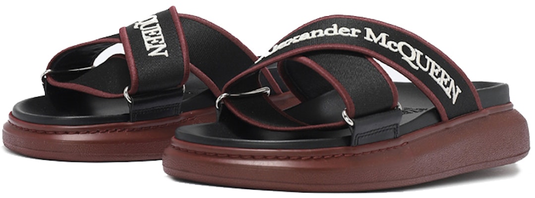 Sandal Rata Canvas Alexander McQueen 'Hitam' 627182W4N221477 Lookbook Sandal Rata Canvas Alexander McQueen 'Hitam' 627182W4N221477