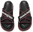 Shop Sandali Bassi in Tela Alexander McQueen ''Nero'' 627182W4N221477