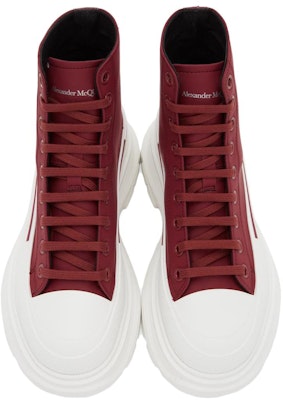 알렉산더 맥퀸 레드화이트 캔버스 하이탑 (Alexander McQueen Red/White Canvas High-tops) 604254W4MV26441 Lookbook 알렉산더 맥퀸 레드화이트 캔버스 하이탑 (Alexander McQueen Red/White Canvas High-tops) 604254W4MV26441