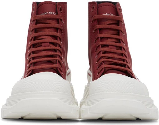 알렉산더 맥퀸 레드화이트 캔버스 하이탑 (Alexander McQueen Red/White Canvas High-tops) 604254W4MV26441 Order 알렉산더 맥퀸 레드화이트 캔버스 하이탑 (Alexander McQueen Red/White Canvas High-tops) 604254W4MV26441