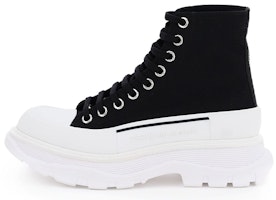 Alexander McQueen Canvas Low Top 'Black Chunky Sole' 212527LCX0000011070 Alexander McQueen Canvas Low Top 'Black Chunky Sole' 212527LCX0000011070