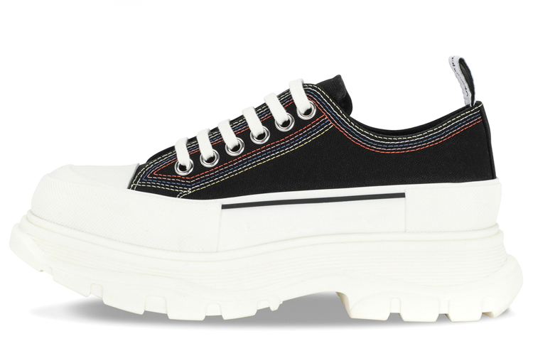 Buy Alexander McQueen Canvas Low Top 'Hitam Fesyen Serbaguna' 662683W4L3M1355