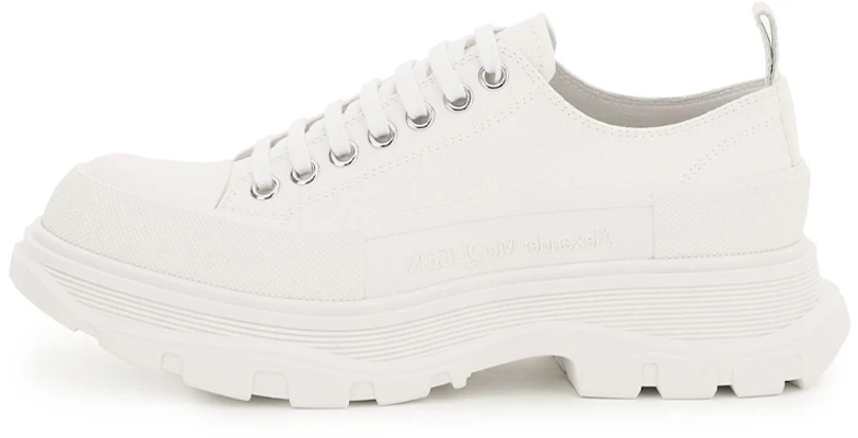 Alexander McQueen Canvas Low Top 'White' 212527LCX0000029000 Buy Alexander McQueen Canvas Low Top 'White' 212527LCX0000029000