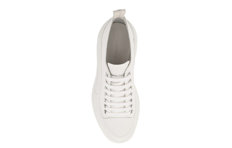 Order Alexander McQueen Canvas Low Top 'White' 212527LCX0000029000