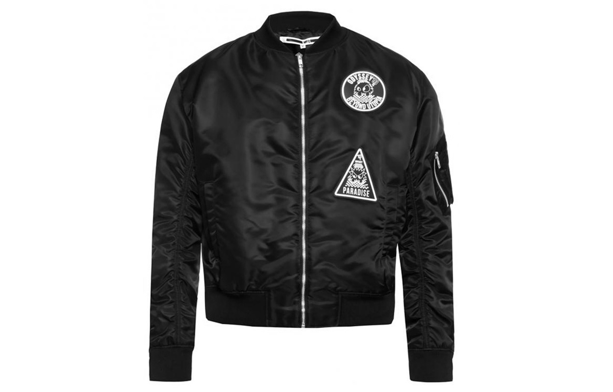 Alexander McQueen Casual Zip Jacket Black 516617-RLQ05-1000