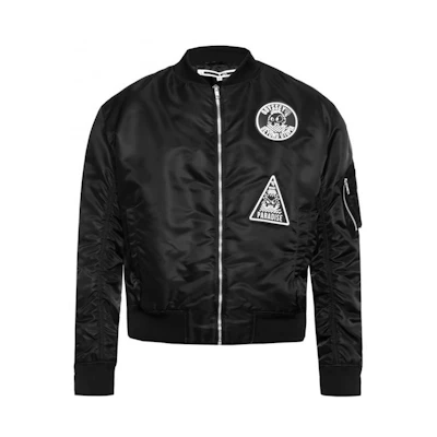 Alexander McQueen Casual Zip Jacket Black 516617-RLQ05-1000