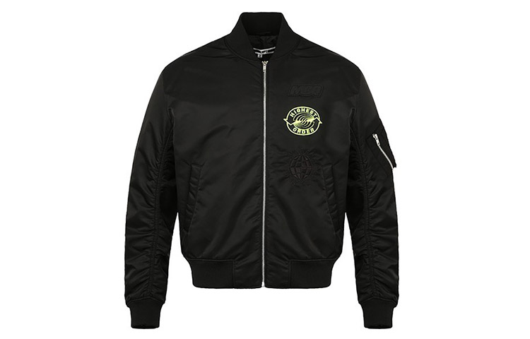 Alexander McQueen Casual Zip Jacket Black Outerwear 547859-RLQ05-1000