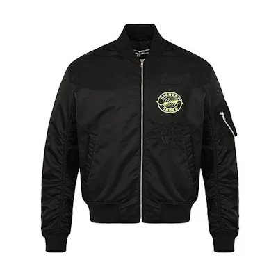 Alexander McQueen Casual Zip Jacket Black Outerwear 547859-RLQ05-1000