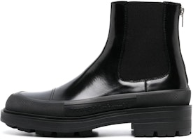 Alexander McQueen Chelsea Ankle Boots 'Black' 736508WHV7J1000 Alexander McQueen Chelsea Ankle Boots 'Black' 736508WHV7J1000