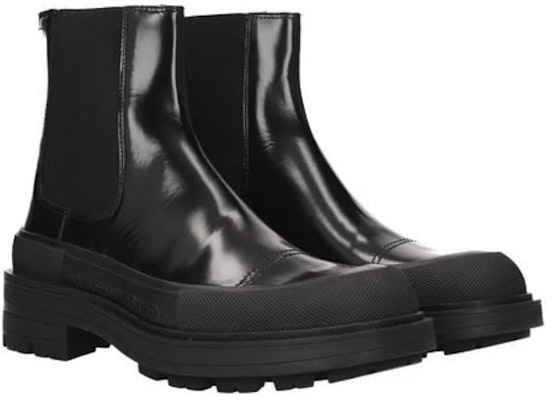 Alexander McQueen Chelsea Ankle Boots 'Black' 736508WHV7J1000 Order Alexander McQueen Chelsea Ankle Boots 'Black' 736508WHV7J1000