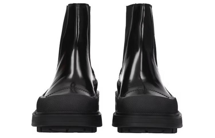 Lookbook Alexander McQueen Chelsea Boots Hitam Perempuan Pria 736508WHV7J1000
