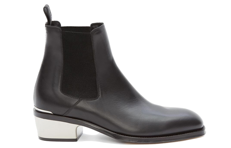 Order Alexander McQueen Chelsea Boot 'Kulit Anak Sapi Hitam' 627208WHYH11081