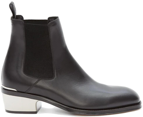 Alexander McQueen Chelsea Boot 'Kulit Anak Sapi Hitam' 627208WHYH11081 Order Alexander McQueen Chelsea Boot 'Kulit Anak Sapi Hitam' 627208WHYH11081