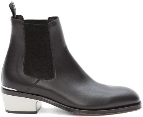 Alexander McQueen Chelsea Boot 'Kulit Anak Sapi Hitam' 627208WHYH11081 Order Alexander McQueen Chelsea Boot 'Kulit Anak Sapi Hitam' 627208WHYH11081