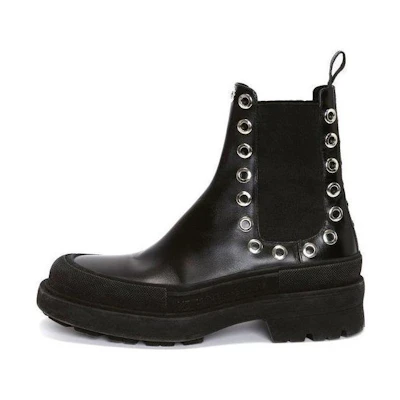 Alexander McQueen Chelsea Boot 'Black Calfskin'