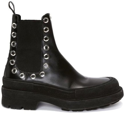 Alexander McQueen Chelsea Boot 'Black Calfskin' 730094WHSWV1081 Order Alexander McQueen Chelsea Boot 'Black Calfskin' 730094WHSWV1081