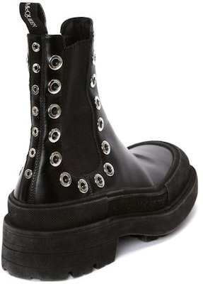 Alexander McQueen Chelsea Boot 'Black Calfskin' 730094WHSWV1081 Shop Alexander McQueen Chelsea Boot 'Black Calfskin' 730094WHSWV1081