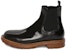 Alexander McQueen Chelsea Boot 'Hitam Coklat Cedar' 683568WHZ8C1452