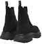 Shop Alexander McQueen But Kasut Chelsea 'Core Hitam' 645876WHZH11000