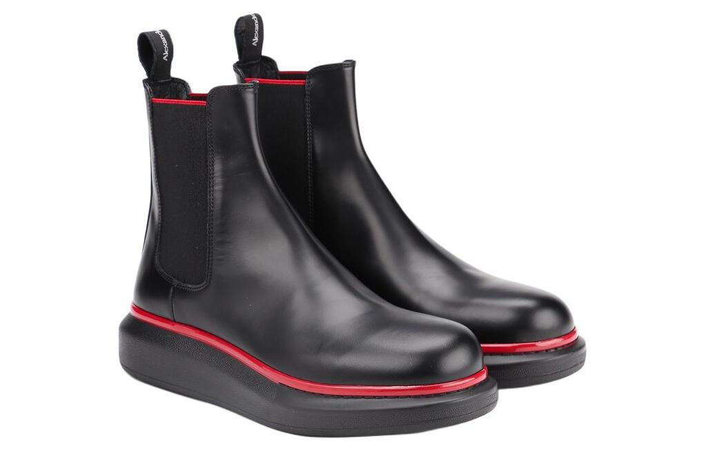 Lookbook Alexander McQueen Chelsea Boot 'Black Leather' 625183WHX5G1020
