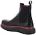 But Kasut Chelsea Alexander McQueen 'Kulit Hitam' 625183WHX5G1020
