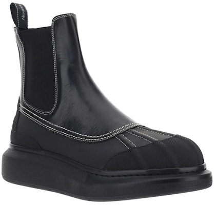 Alexander McQueen Chelsea Boot 'Black Leather' 688531WHXE31443 Lookbook Alexander McQueen Chelsea Boot 'Black Leather' 688531WHXE31443