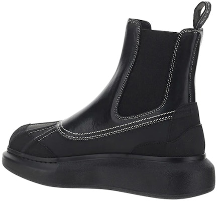 Alexander McQueen Chelsea Boot 'Black Leather' 688531WHXE31443 Shop Alexander McQueen Chelsea Boot 'Black Leather' 688531WHXE31443