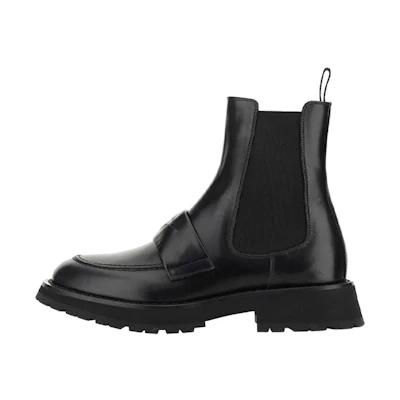 Alexander McQueen Chelsea Boot 'Black Leather'