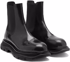 Lookbook Botas Chelsea Alexander McQueen 'Cuero Negro Confort' 782441WIF511000