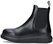 Buy Alexander McQueen Chelsea Boot 'Kulit Hitam Panel Elastik' 604234WHZE11000