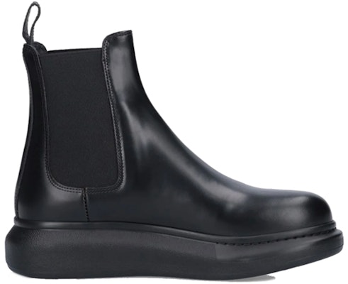 Alexander McQueen Chelsea Boot 'Black Leather Elastic Panels' 604234WHZE11000 Order Alexander McQueen Chelsea Boot 'Black Leather Elastic Panels' 604234WHZE11000