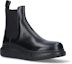 Lookbook Alexander McQueen Chelsea Boot 'Kulit Hitam Panel Elastik' 604234WHZE11000