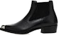Alexander McQueen But Chelsea 'Slip-On Kulit Hitam' 750380WIDY21081
