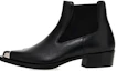 Buy Botas Chelsea Alexander McQueen 'Negro de Cuero Slip-On' 750380WIDY21081
