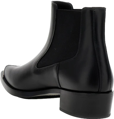 Botas Chelsea Alexander McQueen 'Negro de Cuero Slip-On' 750380WIDY21081 Order Botas Chelsea Alexander McQueen 'Negro de Cuero Slip-On' 750380WIDY21081