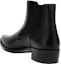 Order Botas Chelsea Alexander McQueen 'Negro de Cuero Slip-On' 750380WIDY21081