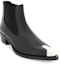 Lookbook Alexander McQueen But Chelsea 'Slip-On Kulit Hitam' 750380WIDY21081