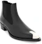 Lookbook Botas Chelsea Alexander McQueen 'Negro de Cuero Slip-On' 750380WIDY21081