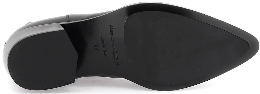 Botas Chelsea Alexander McQueen 'Negro de Cuero Slip-On' 750380WIDY21081 Purchase Botas Chelsea Alexander McQueen 'Negro de Cuero Slip-On' 750380WIDY21081