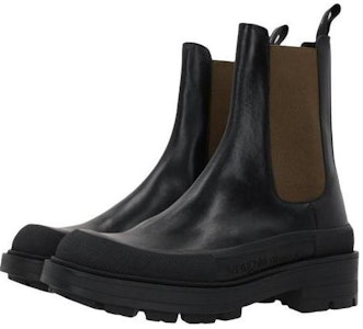 亚历山大麦昆 切尔西靴 '黑色标志舒适' 730093WHSWU1572 Order 亚历山大麦昆 切尔西靴 '黑色标志舒适' 730093WHSWU1572