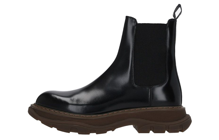 Alexander McQueen Chelsea Boot 'Black Suede' 662669WHZ8G1398