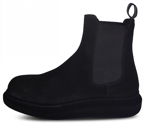 Alexander McQueen Chelsea Boot 'Black Velvet' 625181WHXKB1000 Buy Alexander McQueen Chelsea Boot 'Black Velvet' 625181WHXKB1000